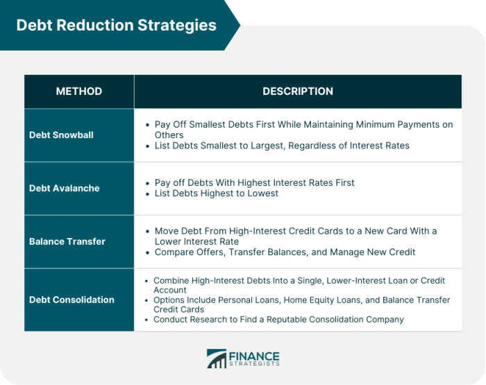 Debt reduction strategies itsallyouboo
